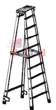  Alu. Pipe Step Ladder